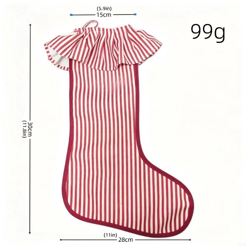 クリスマス ストッキング 黄麻布 テクスチャード トップ フ - Christmas Stocking Hanging のレビューと価格