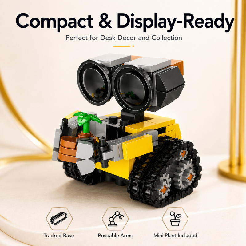 ミニロボット組み立てブロックセット、植物アクセサリー付きのか - Lego Set Technic のレビューと価格