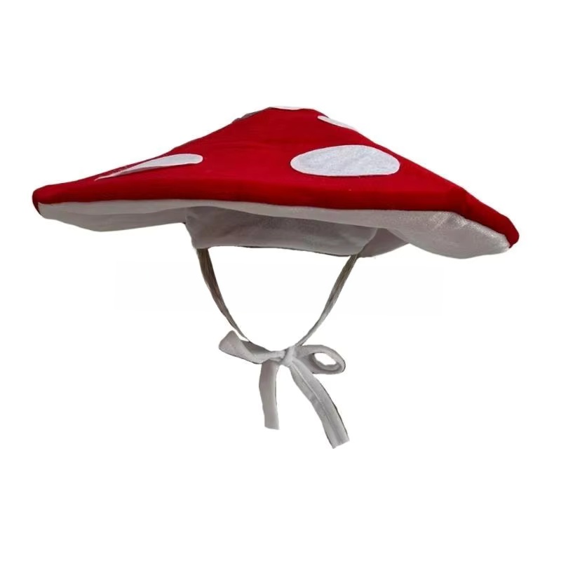 ハロウィン用キノコ帽子 コスチューム帽子 フェスティバルパー - Santa Hat Plush のレビューと価格