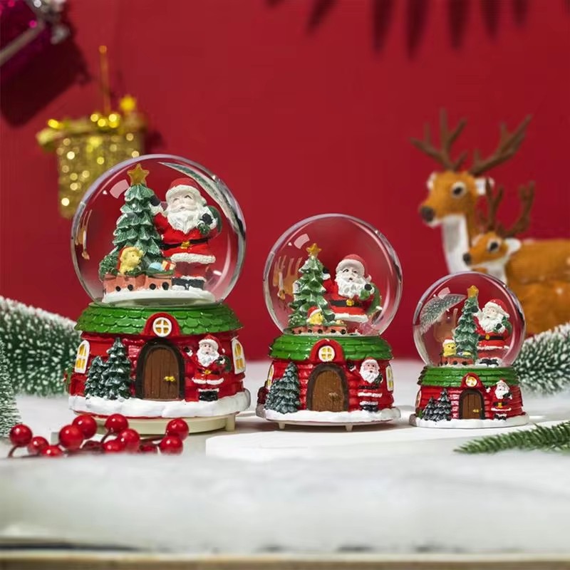 ファンタジーLEDクリスマスミュージカルスノーグローブキュー - Snow Globe Musical のレビューと価格