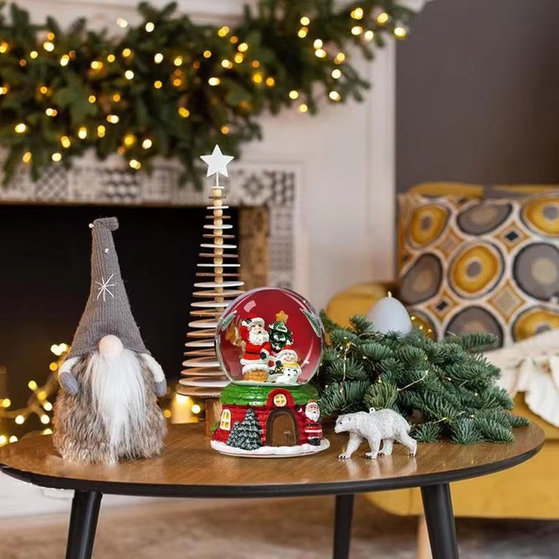 ファンタジーLEDクリスマスミュージカルスノーグローブキュー - Snow Globe Musical のレビューと価格