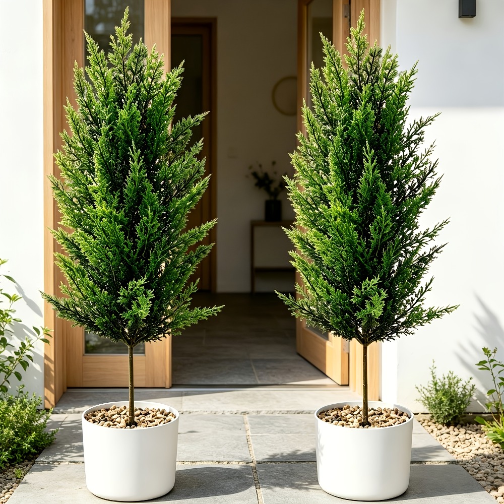 2PC 屋外人工松の木ステークス、地面用ステークス付き、メン - Christmas Tree Artificial のレビューと価格