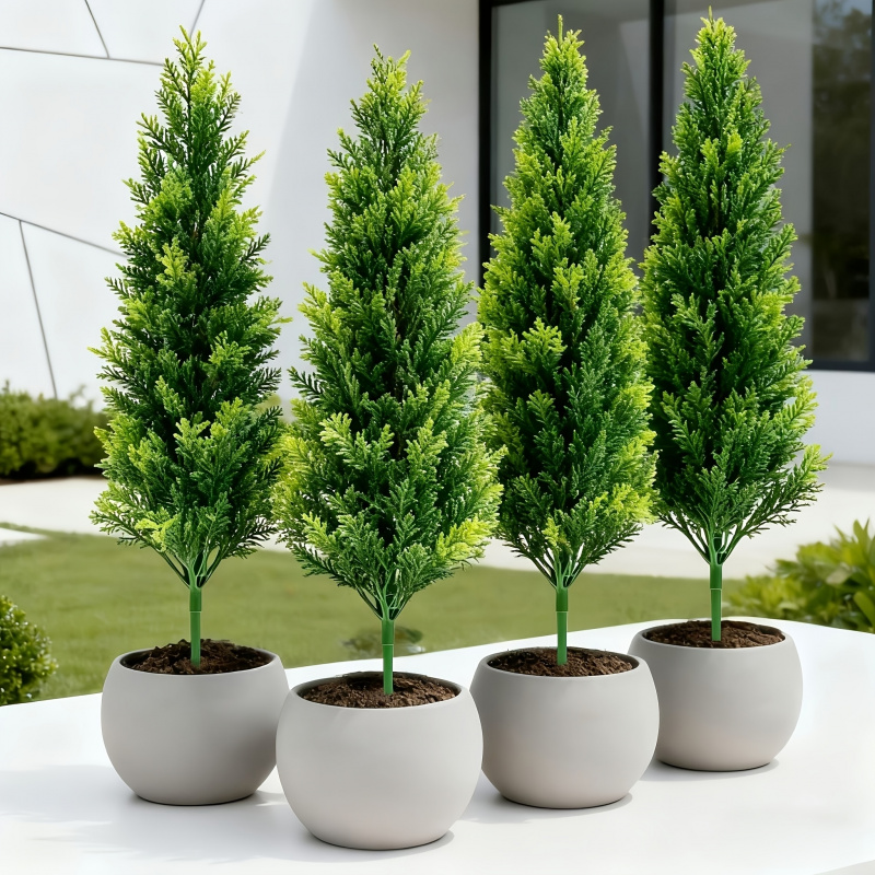 人工プラスチック製の松の木、地面に差し込むタイプの装飾品、屋 - Christmas Tree Artificial のレビューと価格