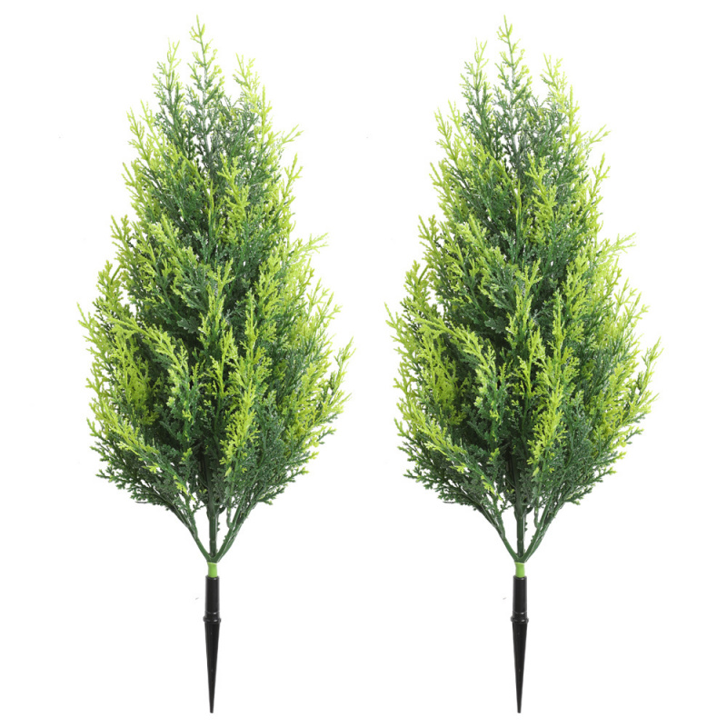 人工プラスチック製の松の木、地面に差し込むタイプの装飾品、屋 - Christmas Tree Artificial のレビューと価格