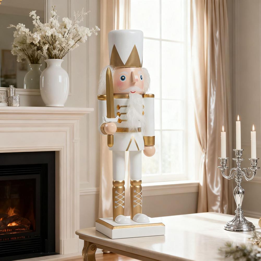 10インチのくるみ割り人形、木製クリスマスくるみ割り人形の兵 - Nutcracker Figurine のレビューと価格